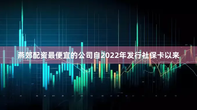 燕郊配资最便宜的公司自2022年发行社保卡以来